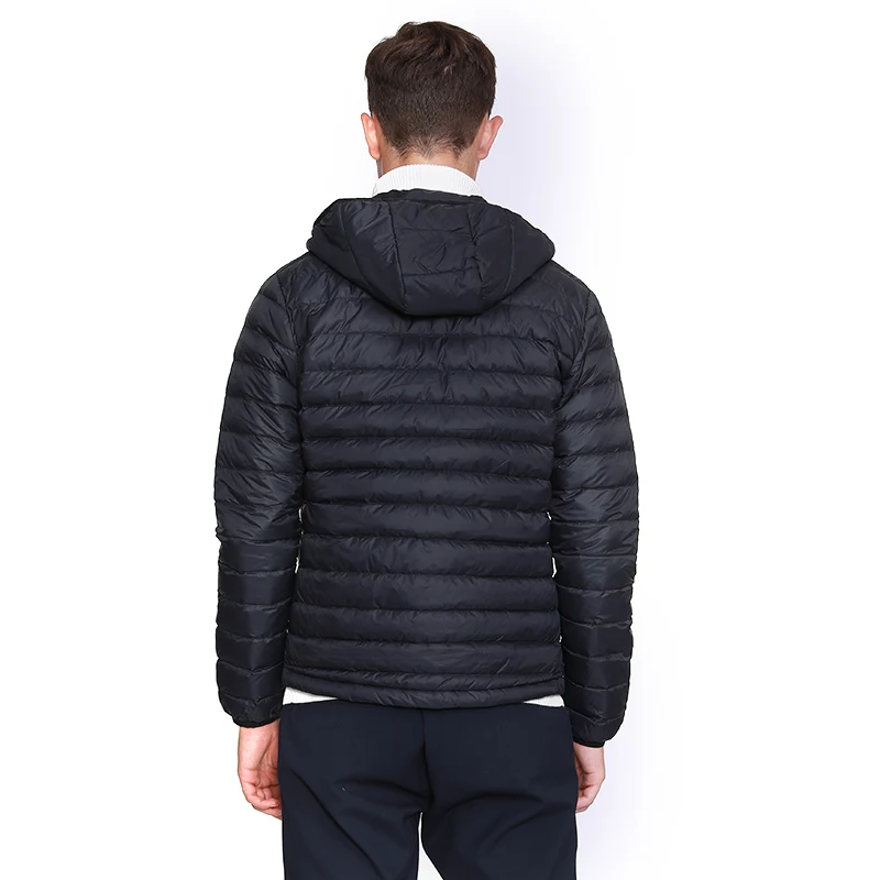 Короткая куртка на утином пуху белого цвета, пальто с гусиным пухом Northface с капюшоном для женщин и мужчин, ультра-светильник, теплая парка больших размеров