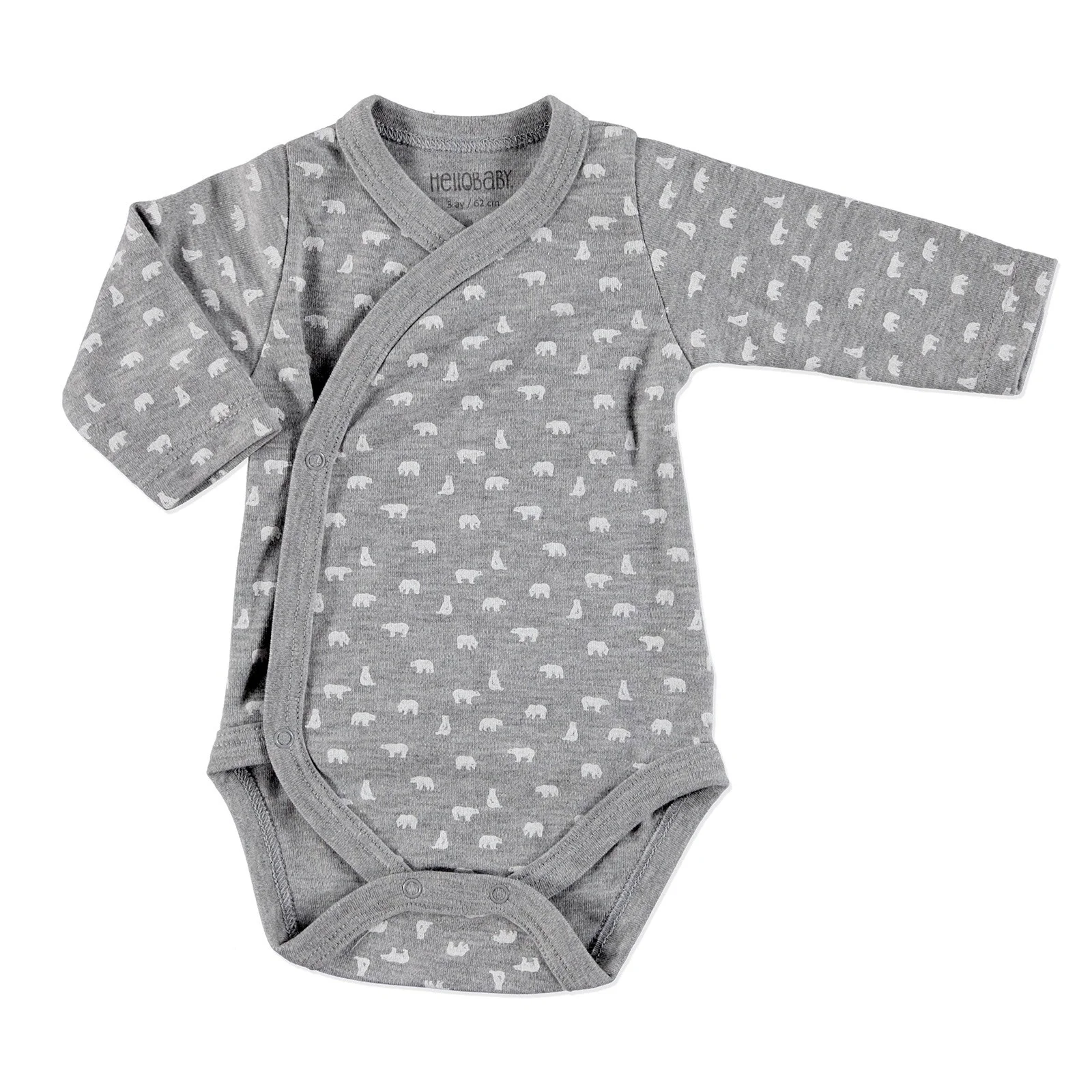 Ebebek HelloBaby/комплект с брюками для малышей изображением милых лап медведя |