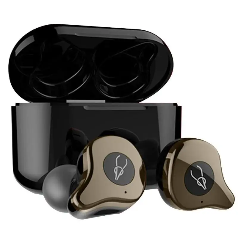 Коричневый 50 шт. explosion magic feast E12 bluetooth-гарнитура Беспроводная 5,0 шумоподавление металлические спортивные музыкальные наушники - Цвет: Коричневый