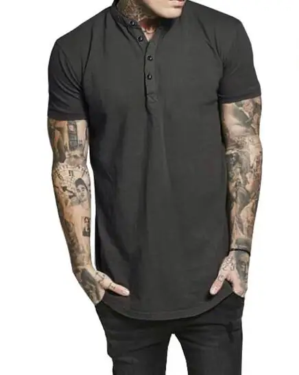 Мужская футболка с коротким рукавом черная уличная в стиле хип хоп лето