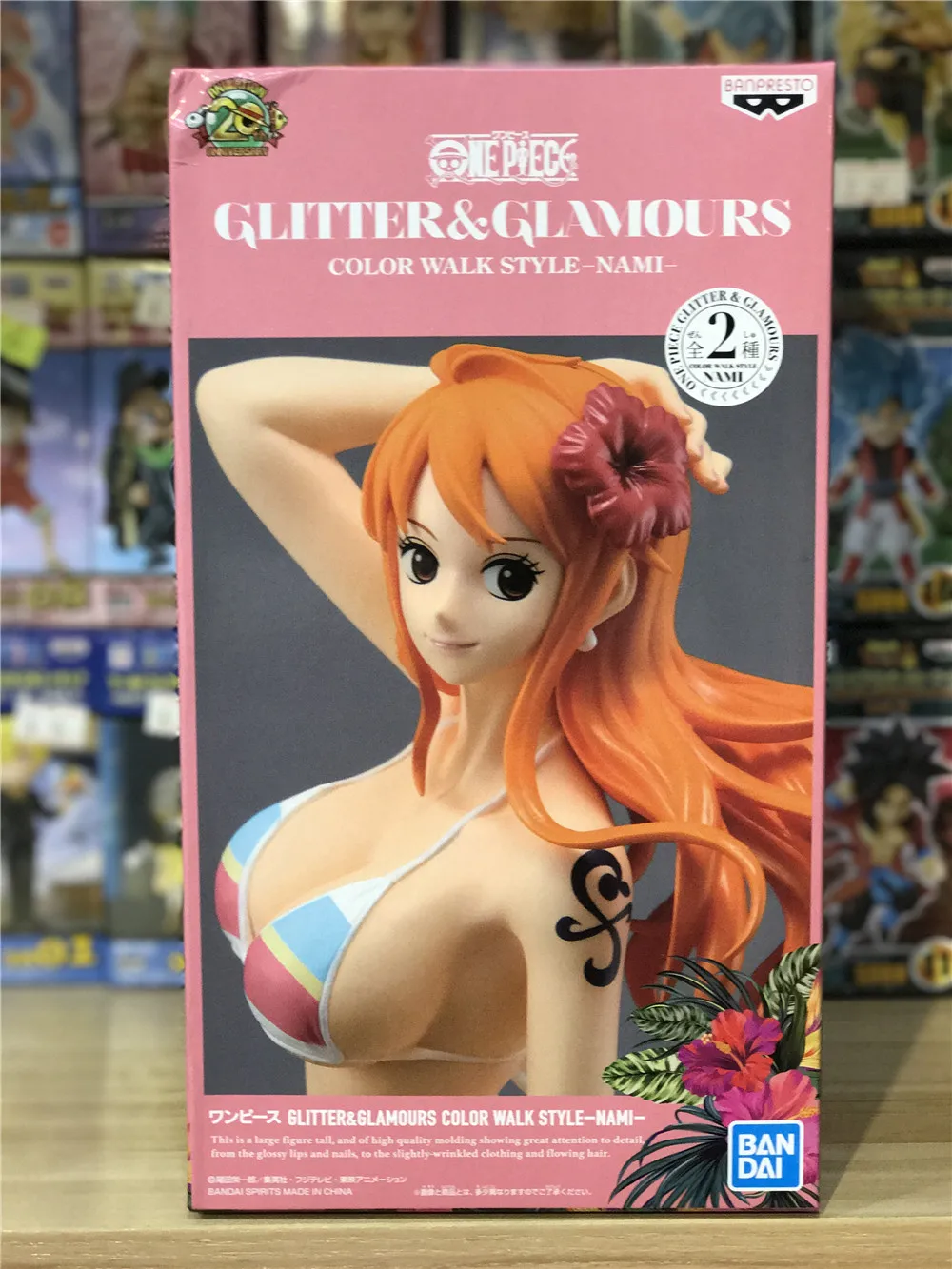 BANPRESTO цельная фигурка блеск и Гламурные ходьба стиль специальный цвет Nami figuals фигурка Brinquedos
