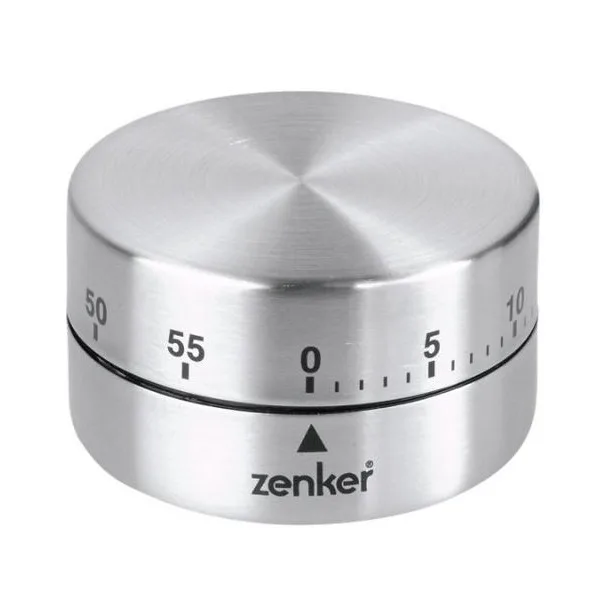 Mechanical timer with magnet Fackelmann Zenker 6 5 cm 60 min baking accessories kitchen tool supplies Timers Tools Gadgets Dining Bar Home Garden |