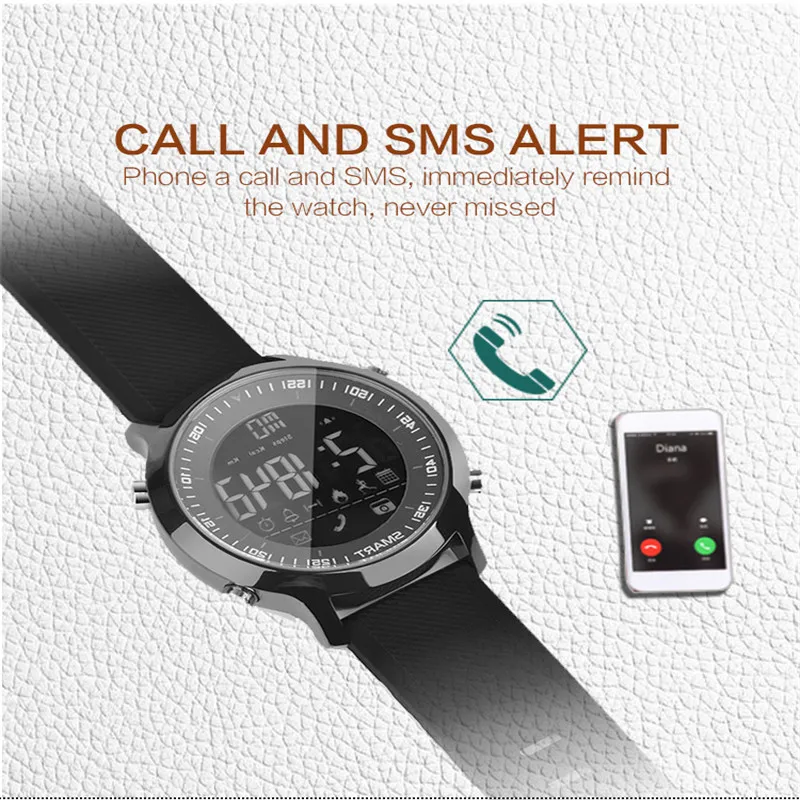 Спортивные Смарт-часы EX18 IP68 Водонепроницаемые 5ATM шагомер умные часы для плавания