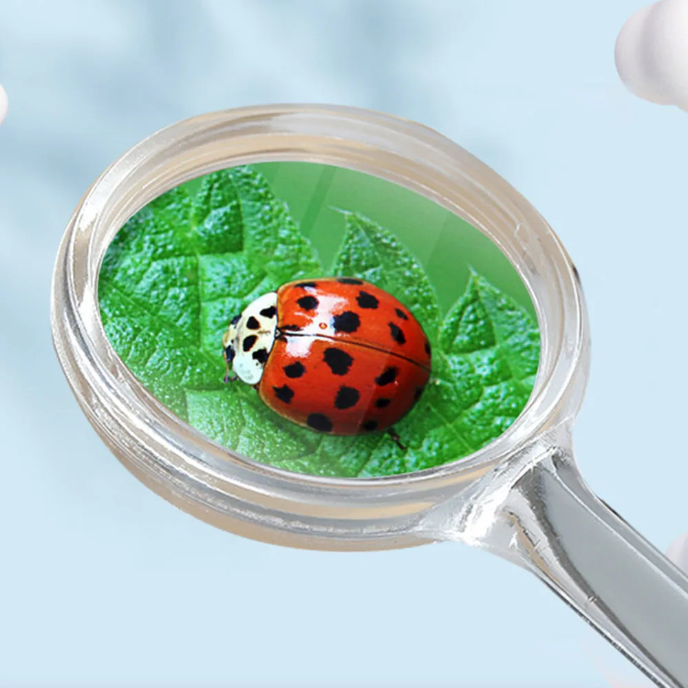 Акриловое прозрачное бензольное пластиковое увеличительное стекло 35 мм с