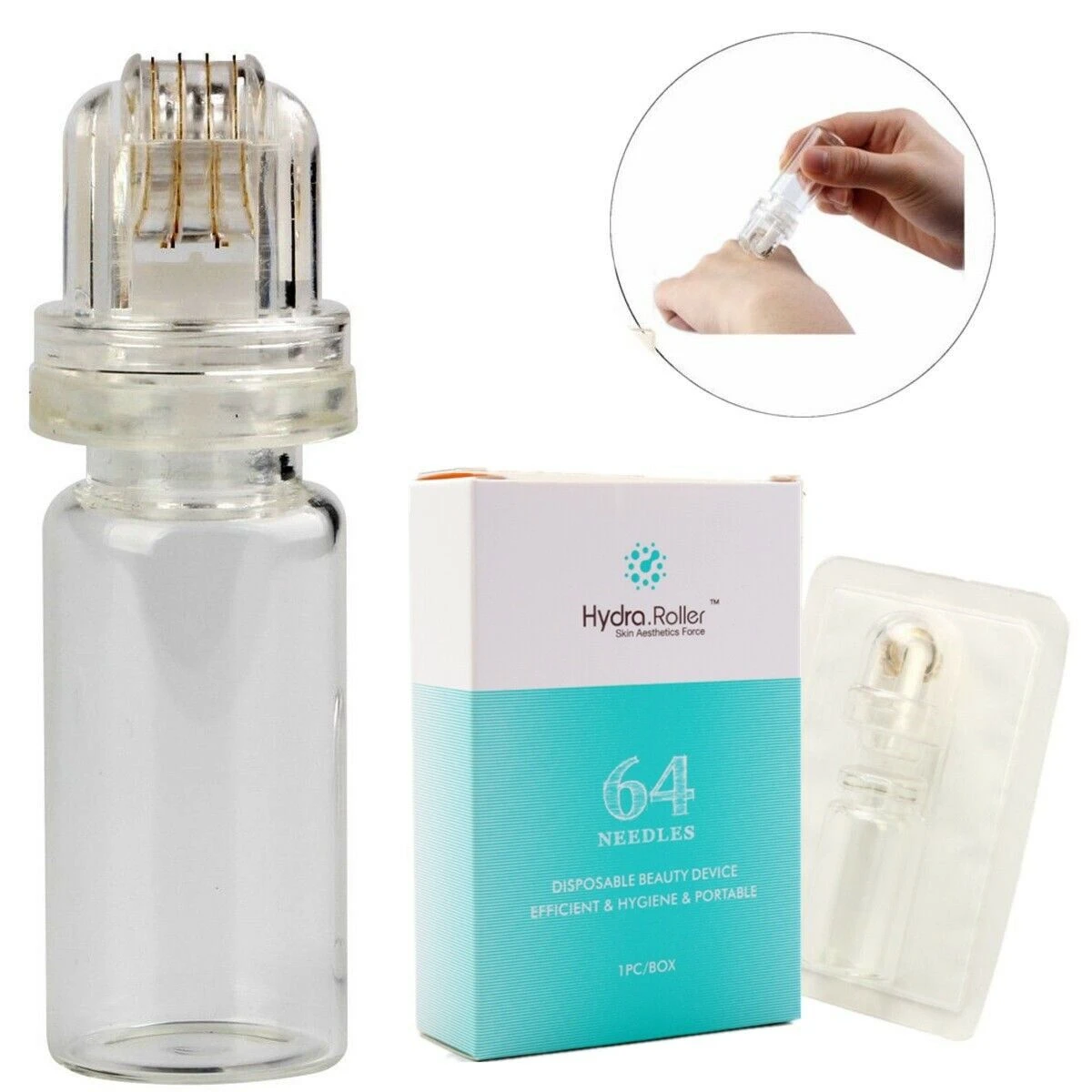 

High Quality Needle 64 Needle Hydra Roller Hyaluronic Acid Injection Needle