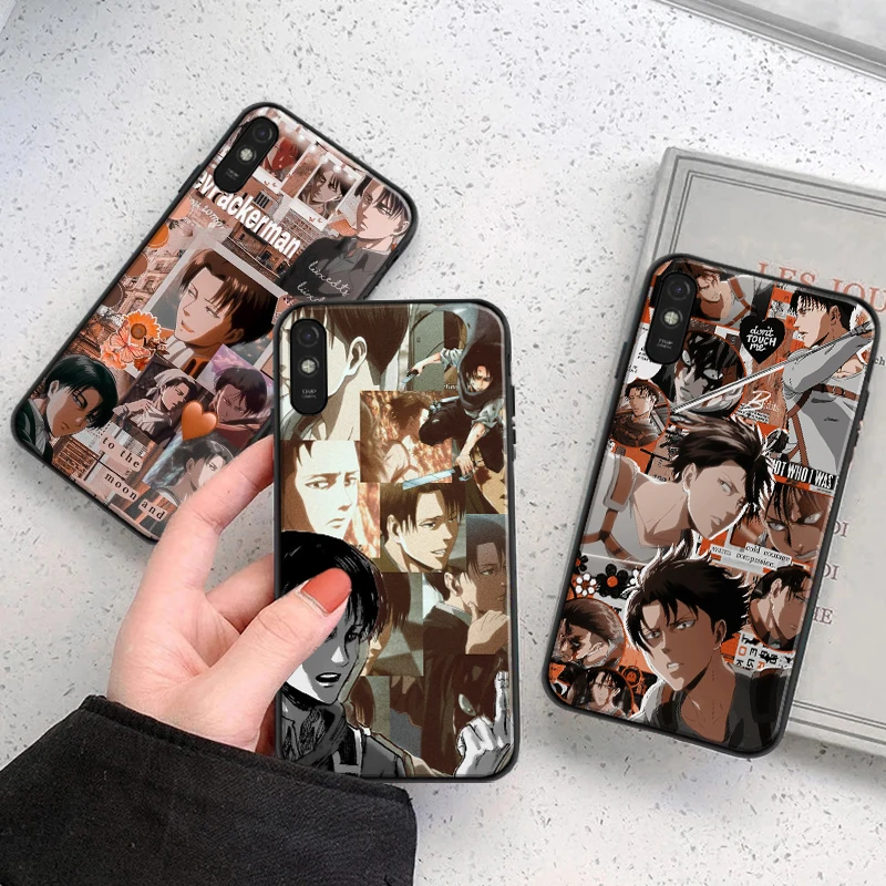 

Anime Attack On Titan Levi Ackerman Phone Case For Xiaomi Redmi 7 7A 8 8A 9 9i 9AT 9T 9A 9C Note 7 7 Pro 8 8T 8 Pro Back Cover