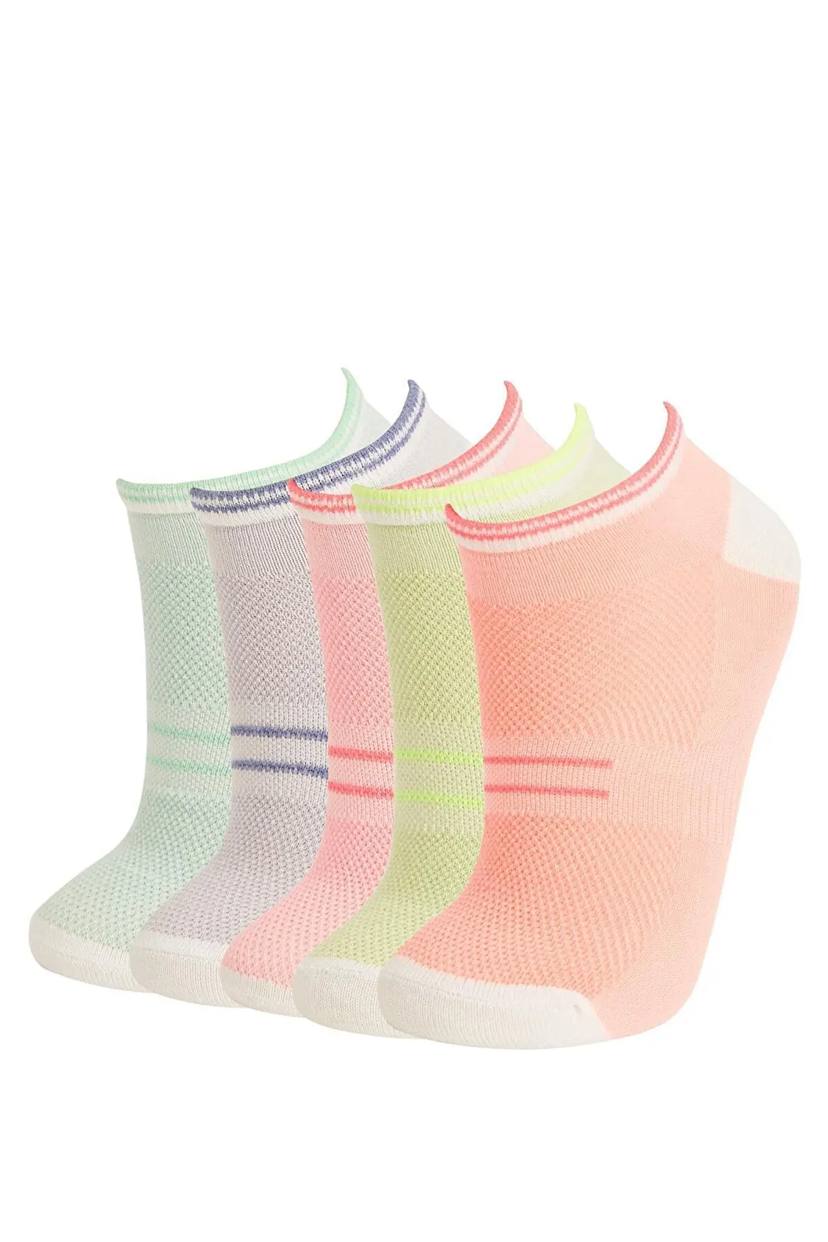 

Women's Patterned 5 Pack Booties Socks