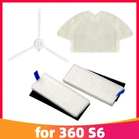for qihoo 360 s6 robot vacuum cleaner washable side brush hepa filter mop cloth replacement spare parts accessories