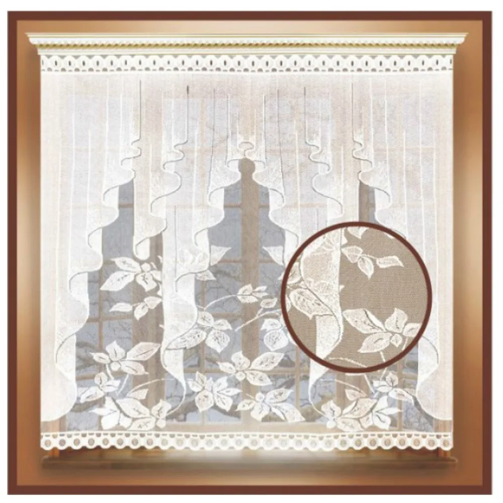 Штора для кухни белая Тюль Короткая занавеска тюль штора на кухню | Дом и сад