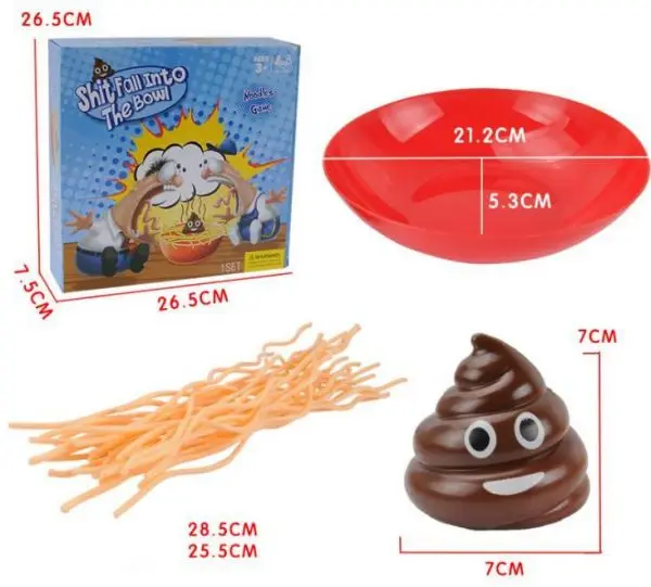 Настольные игрушки забавное говно осень в чашу снос лапша интерактивная игра