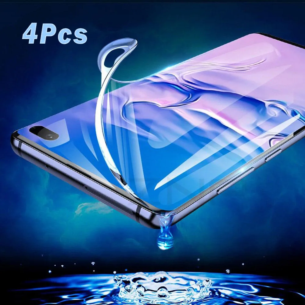 

Гидрогелевая пленка для Samsung Galaxy S10 S20 S9 S8 S21 Plus, ультрапротектор экрана для Note 20 8 9 10, 4 шт.