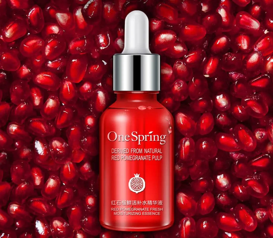 Serum with pomegranate and hyaluronic acid for face one spring 15 ml serum from wrinkles Face care cosmetics facial | Красота и