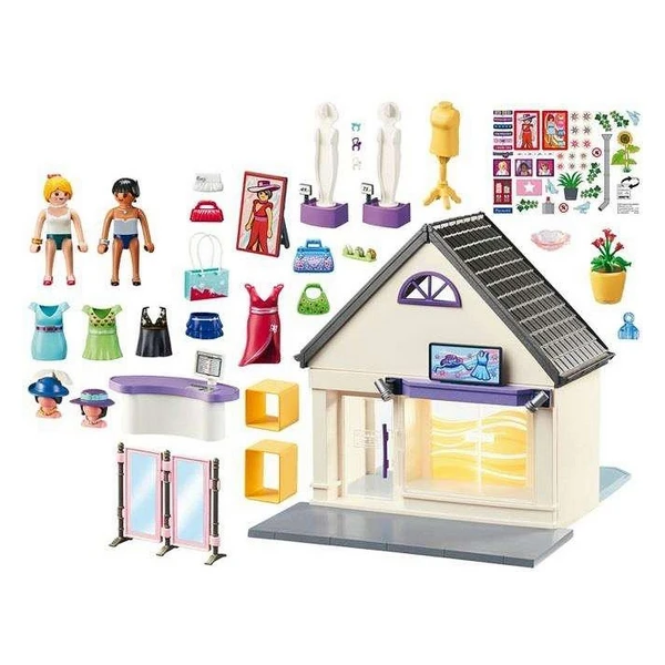 Игровой набор City Life My Fashion Store Playmobil 70017 (100 шт) | Игрушки и хобби