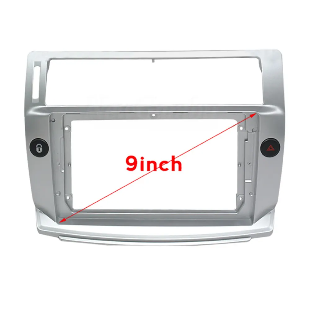 9-дюймовая Автомобильная радиоустановка Fascia Для Citroen C-четыре 2004 2005 -2009 комплект