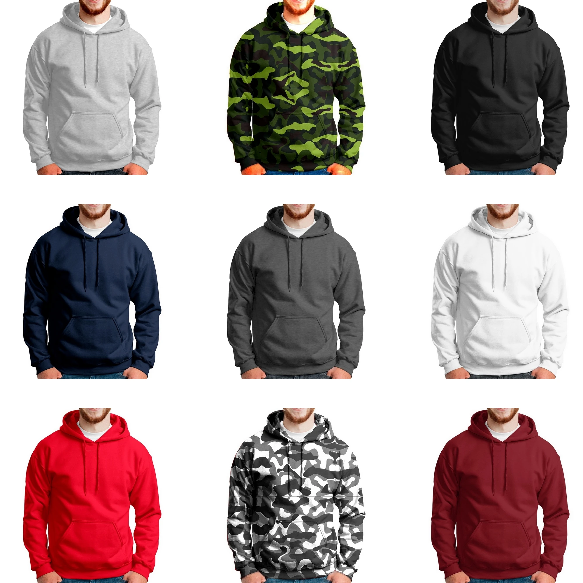 

Unisex Print Plain Hooded Kangaroo Sweatshirt Top Cheap Cold Men Factory Direct Gym Ride