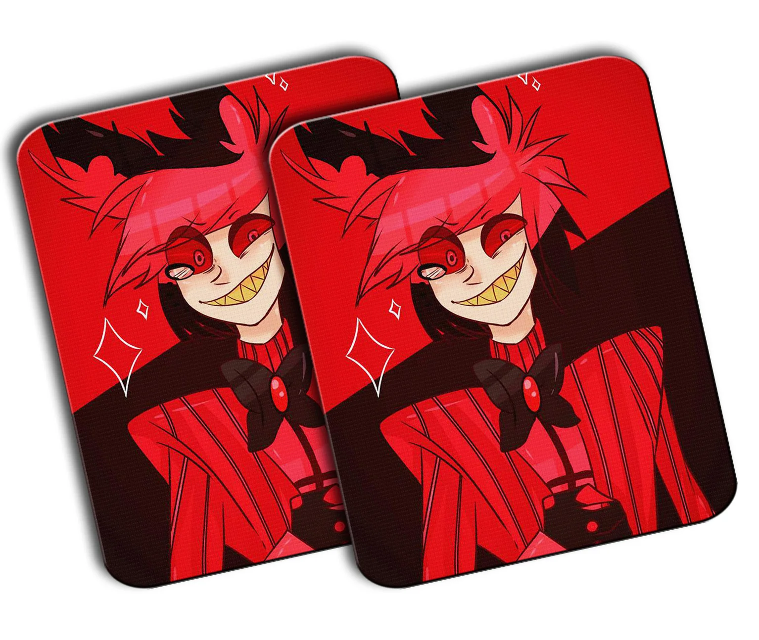MERCHANDMANIA упаковка 2 большие коврики HAZBIN отель ALASTOR рисунок для raton компьютера ПК