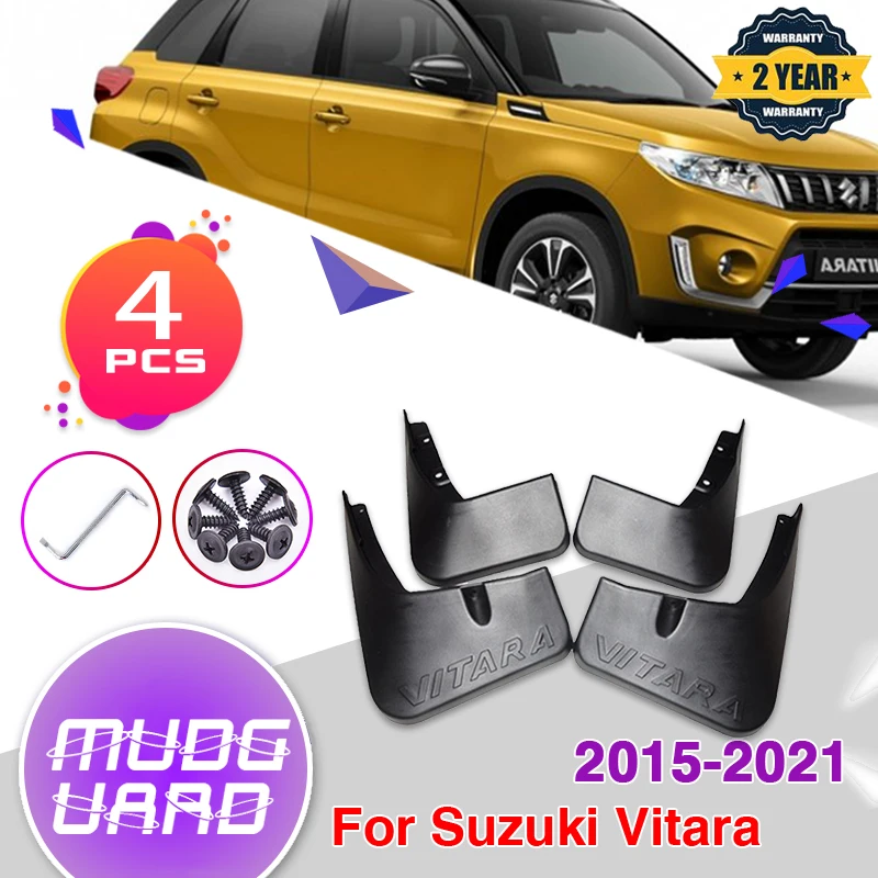 

Брызговики для Suzuki Vitara Escudo LY 2015 ~ 2021 2016, Автомобильные Брызговики, передние и задние брызговики, автомобильные аксессуары
