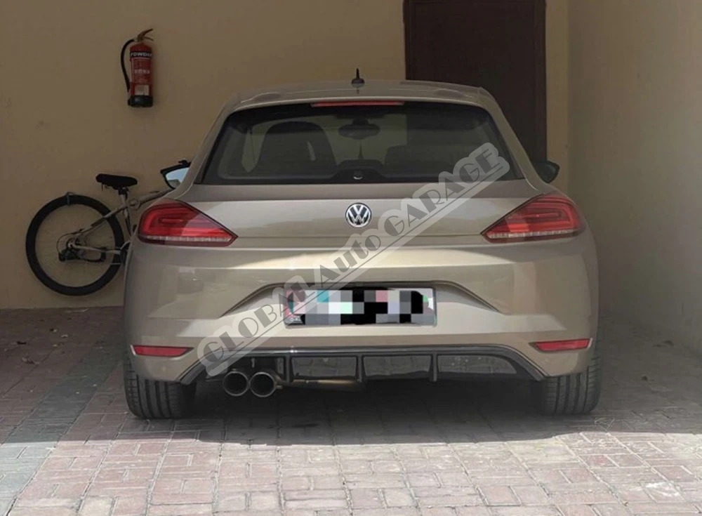 Удлинитель диффузора для Volkswagen Vw Scirocco 2015 2016 2017 2018 2019 2020 2021 насадка на задний