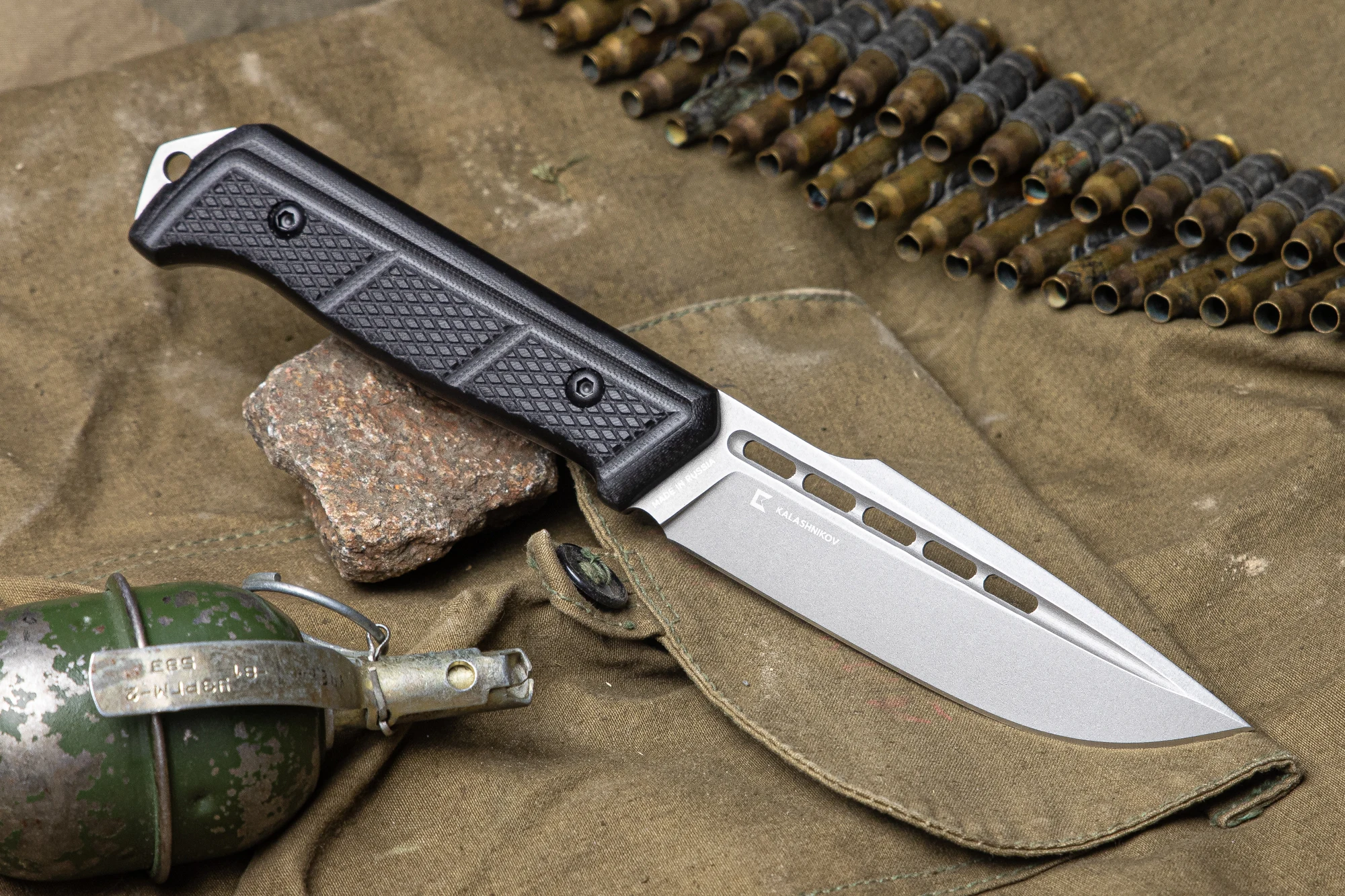 Нож туристический Baikal K340 TacWash G10 Black Kizlyar Supreme Кизляр Суприм |