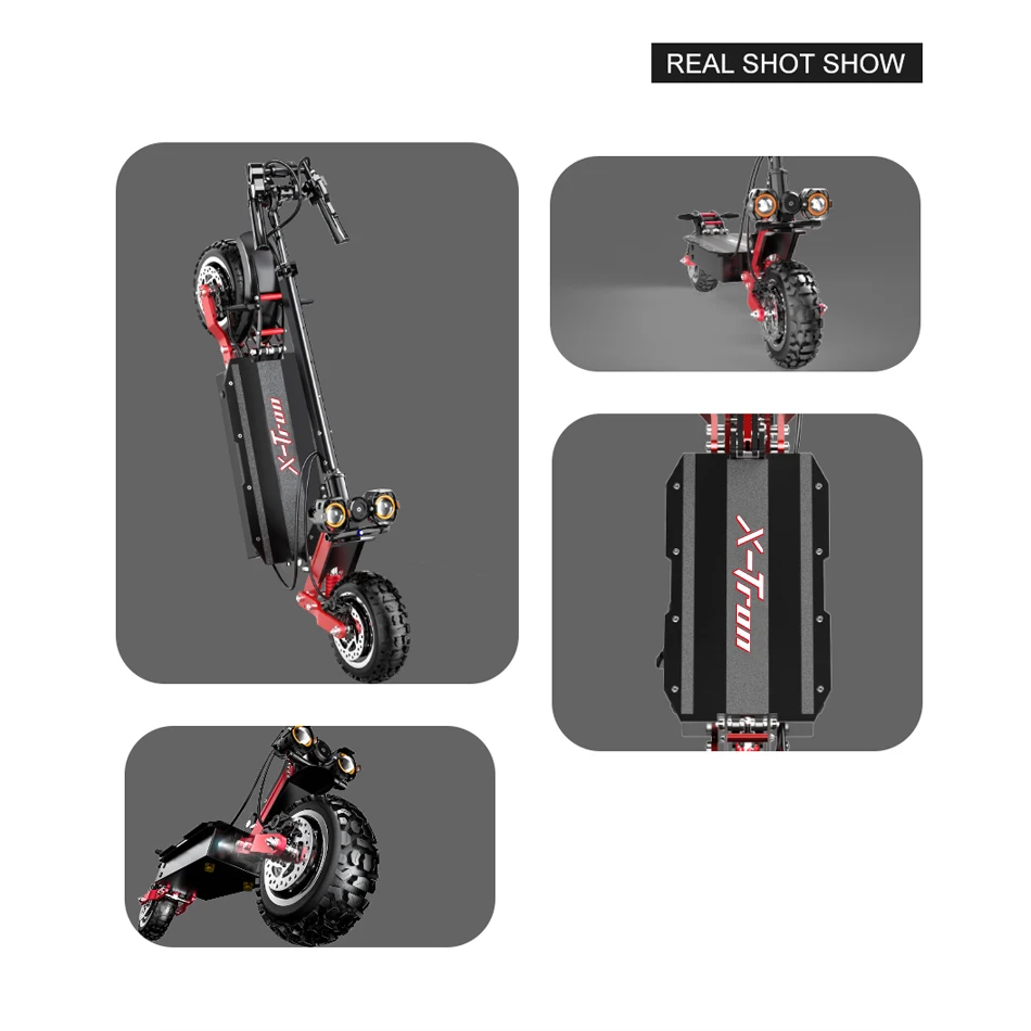 Bestellen X-Tron T85 Elektrische Roller Für Erwachsene 60V5600W Offroad Elektro-scooter Dual Motor E Roller