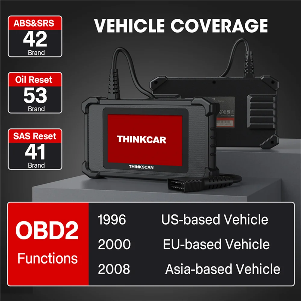 Диагностический сканер THINKCAR SR2 obd2 для автомобиля из АБС-пластика с функцией