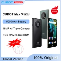 cubot max 3 smartphone 6 95 ultra large full screen mini tablet mobile phone 5000mah 48mp triple camera celular nfc android 11