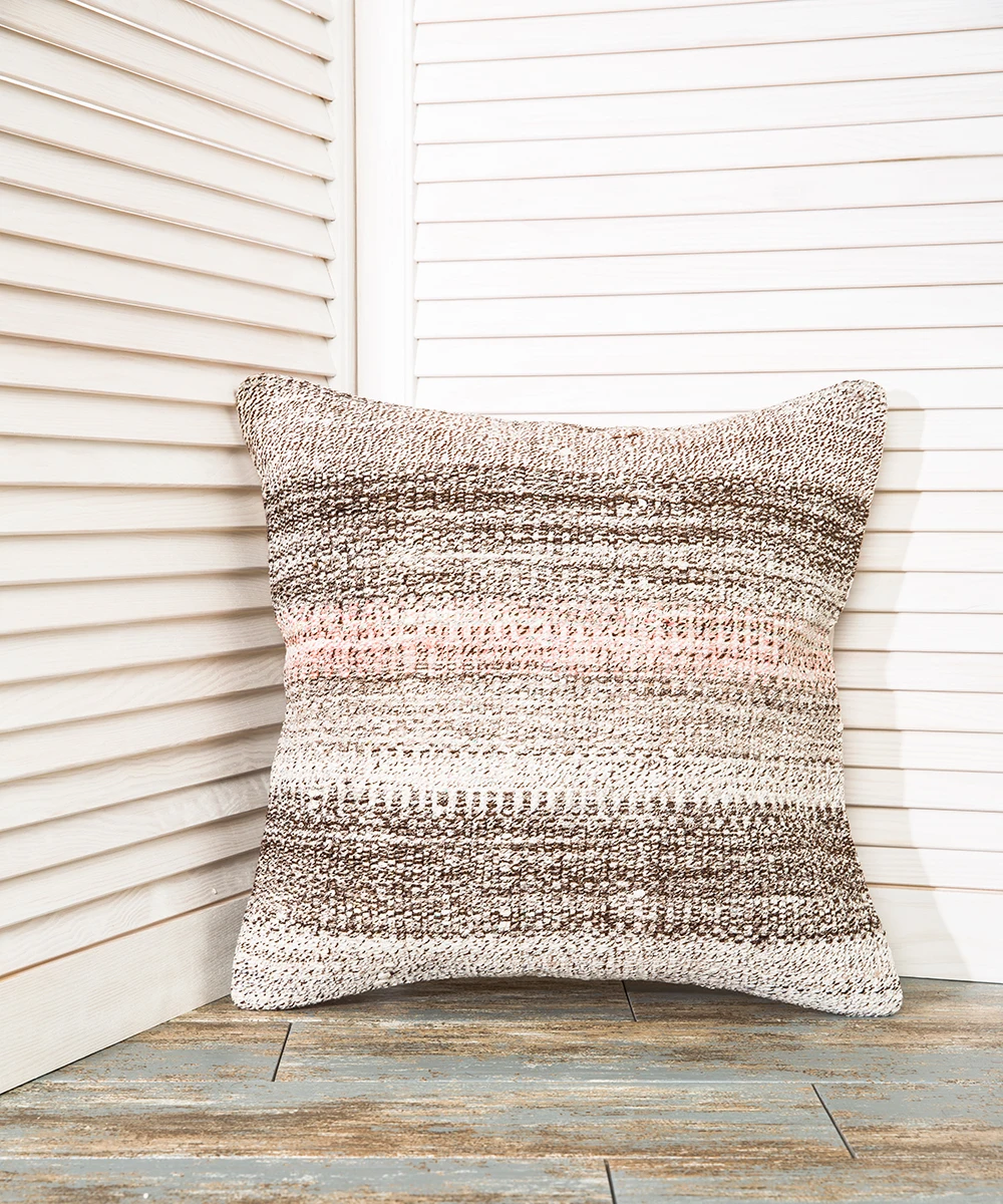 

Beige Pillow Case, Striped Pillow Cover, Solid Light Colored Cushion Cover