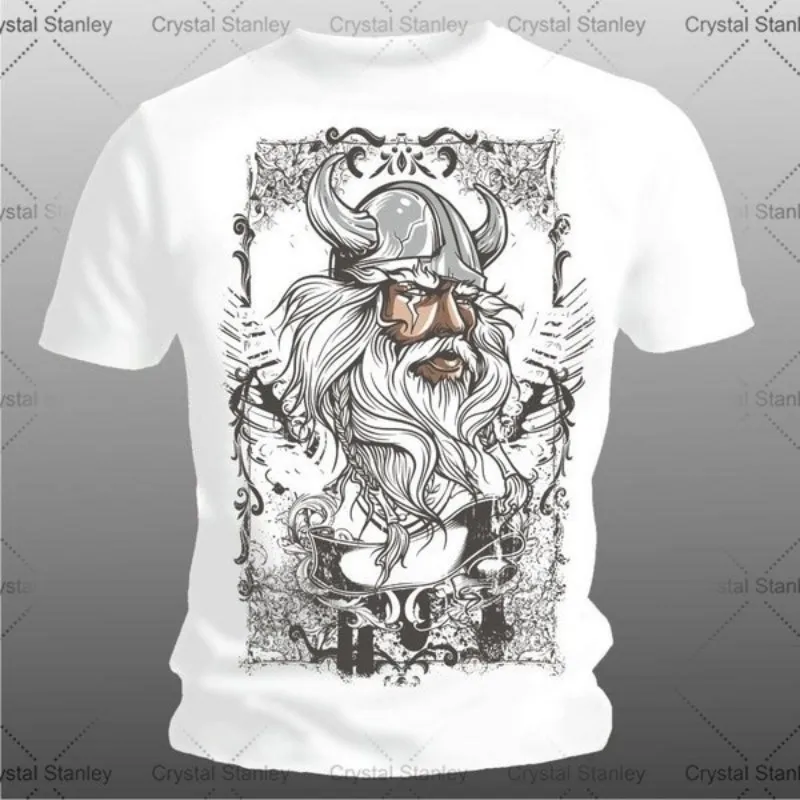 

2020 men's summer style Viking Heroes design, Wikinger, Gren Men's Fashion T-Shirt