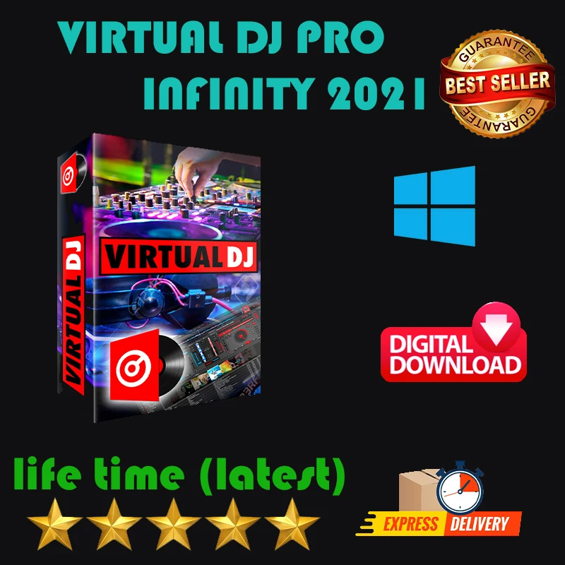 

Virtual DJ PRO Infinity 2021 Software Mixing Controller 2021 v8.5.6067