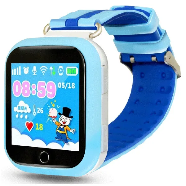 Детские часы телефон Ginzzu 14226 503 blue 1.54'' Touch nano SIM|Детские часы| |
