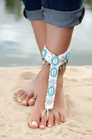 handmade antique anklet seashell bangle holiday sea sand sun fashion