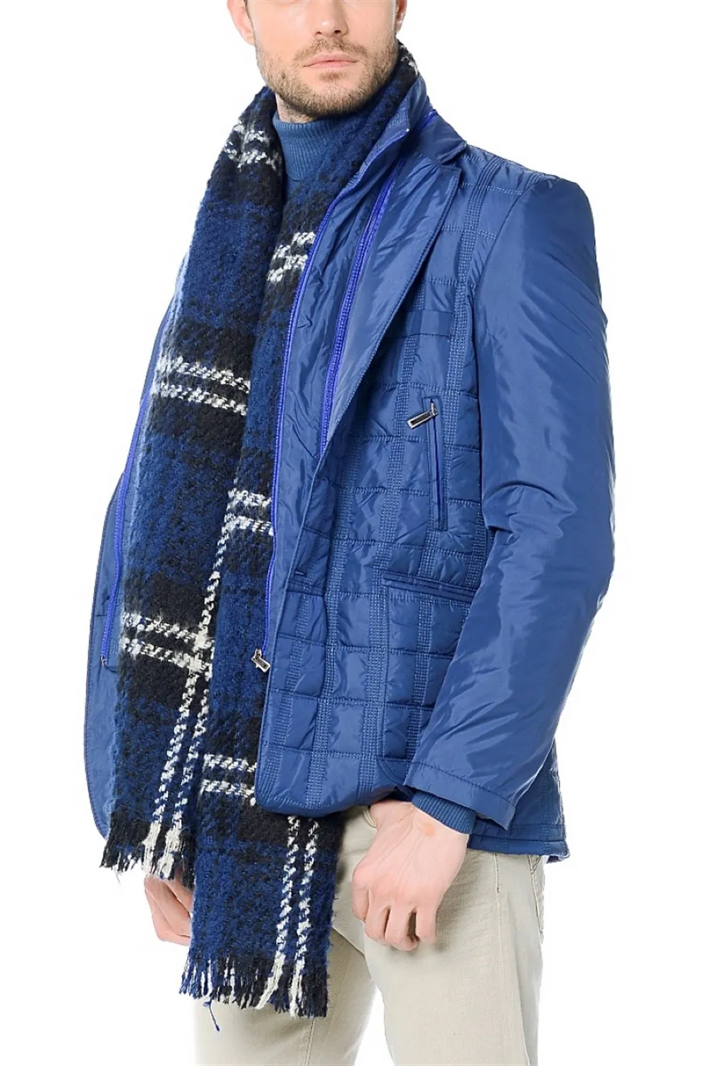 K7130 DEWBERRY пальто-SAX | Мужская одежда