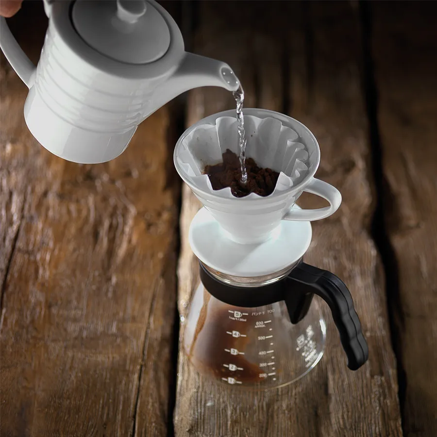 Hario капельница V60 02 | фарфоровая капельница | V60 02 стильная чашка капельного фильтра для кофе | V60 фарфоровая капельница | Постоянный фильтр