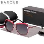 Очки солнцезащитные BARCUR женские с градиентными линзами, роскошные поляризационные брендовые круглые солнечные очки квадратной формы