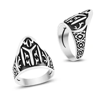 elegant ring in 925 sterling silver ertugrul kayi ottoman thumb men%e2%80%99s rings resurrection rings trendy gift for free shipping