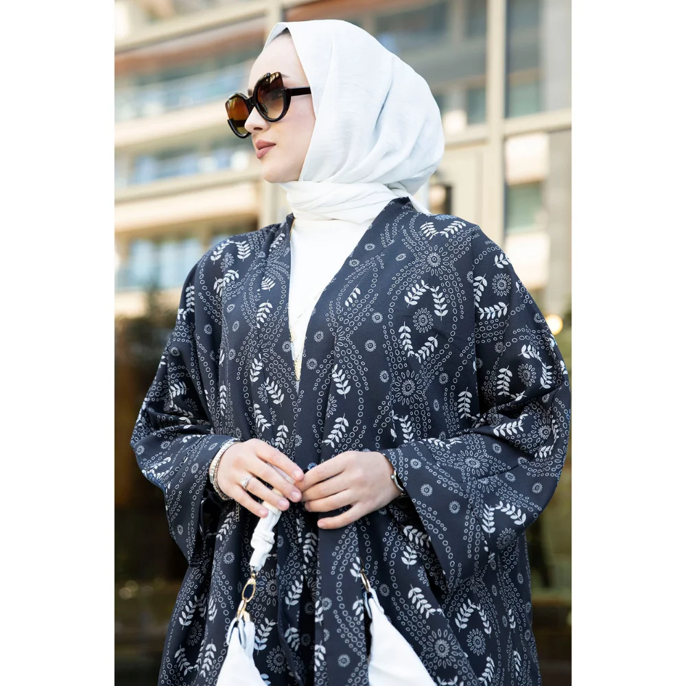 Patterned Kimono Muslim Top dress Muslim tops Muslim sets Tunic women Abayas Modest tops Muslim tunic Muslim tops women Tunic wo