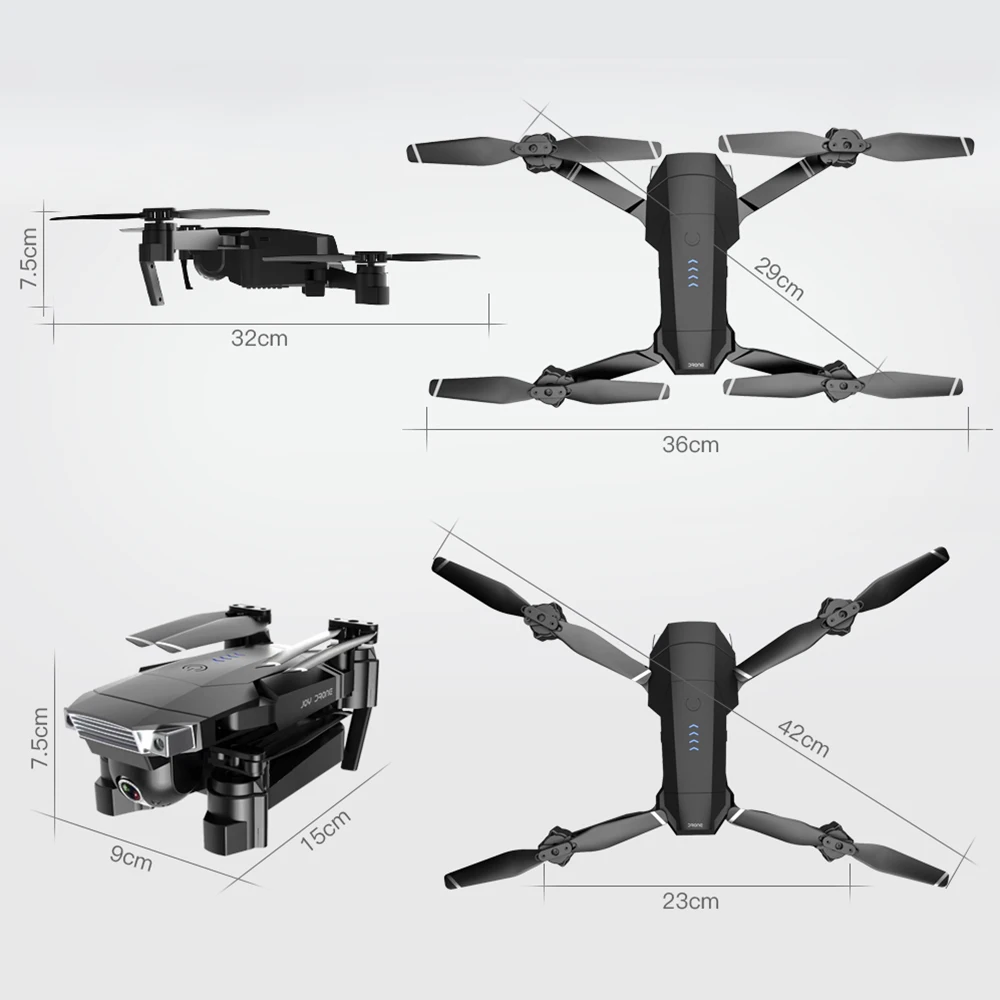 SG901 1080P HD Двойная камера RC Квадрокоптер WiFi fpv складной оптический поток