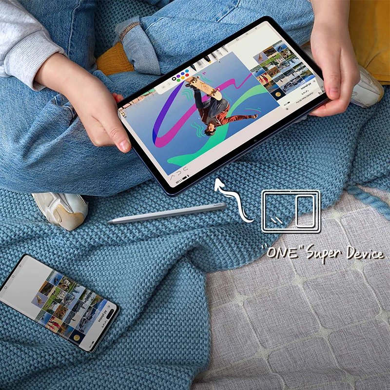 Tablet HUAWEI MatePad 4 + 128 GB WiFi | 2K Screen 7nm Kirin 820 wifi6 【Ростест 2 days the Official гарантия】 Компьютеры