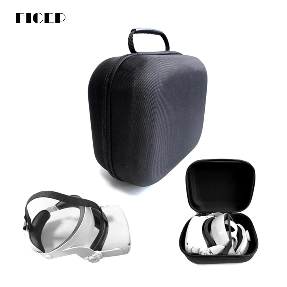 Bag For Oculus Quest 2 Case Portable Boxes VR Headset Travel Carrying Case Hard EVA Storage Box Bag For Oculus Quest2 Halo Strap
