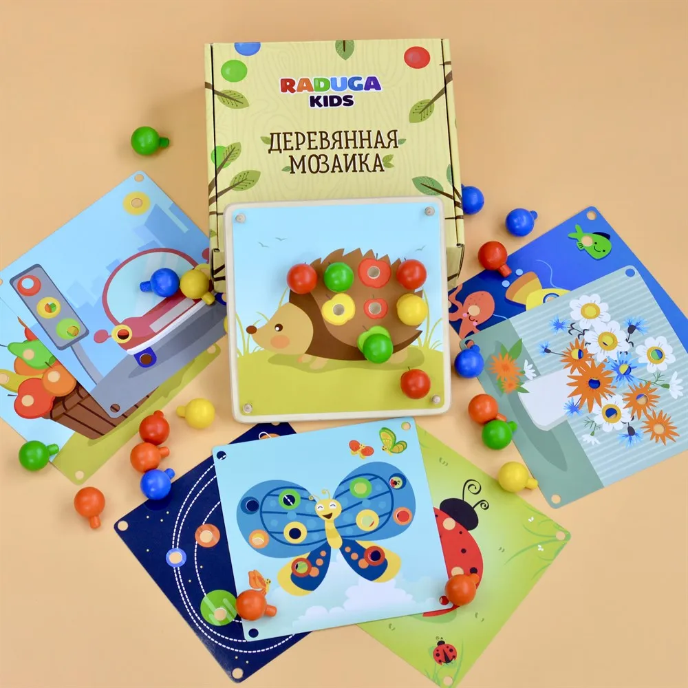 Развивающие игрушки Монтессори Мозайка &quotМини&quot | Игрушки и хобби