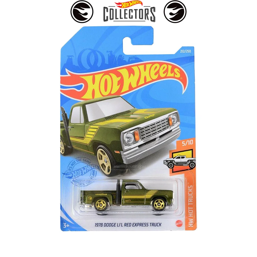 

Hot Wheels 1978 Dodge Li'l Red Экспресс грузовик Охота за сокровищами коллекция металлических моделей под давлением 1/64