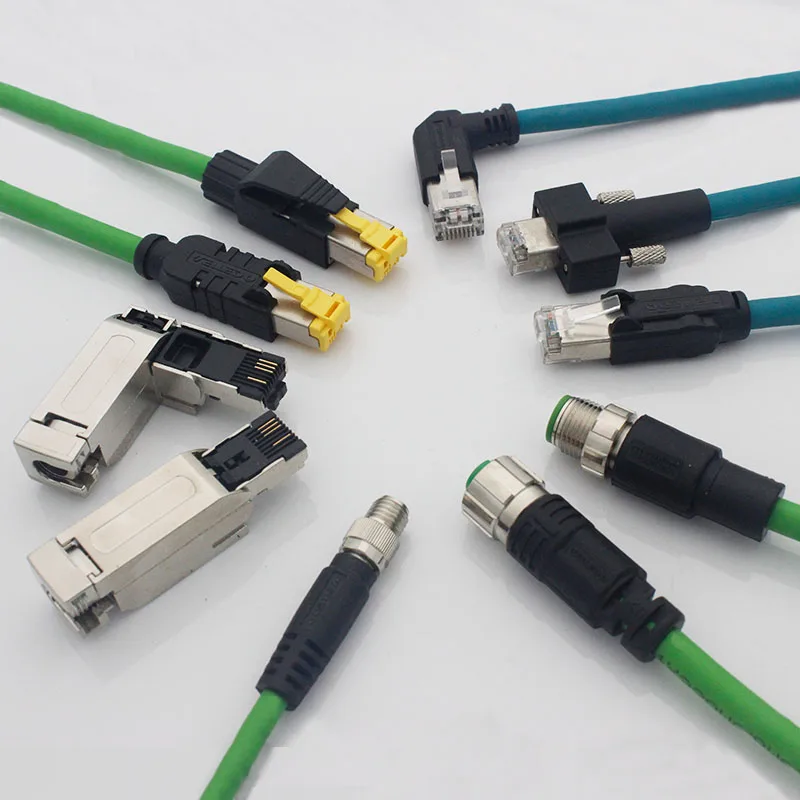 RJ45 Profinet Ethernet 4Pin/8Pin Male пирсинг CAT5 CAT6 IP67 | Обустройство дома