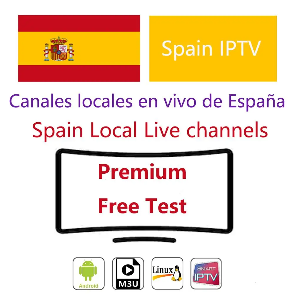 Испанская IP tv Премиум подписка full HD Испания 300 + местный live VOD espa a M3u smart бесплатный