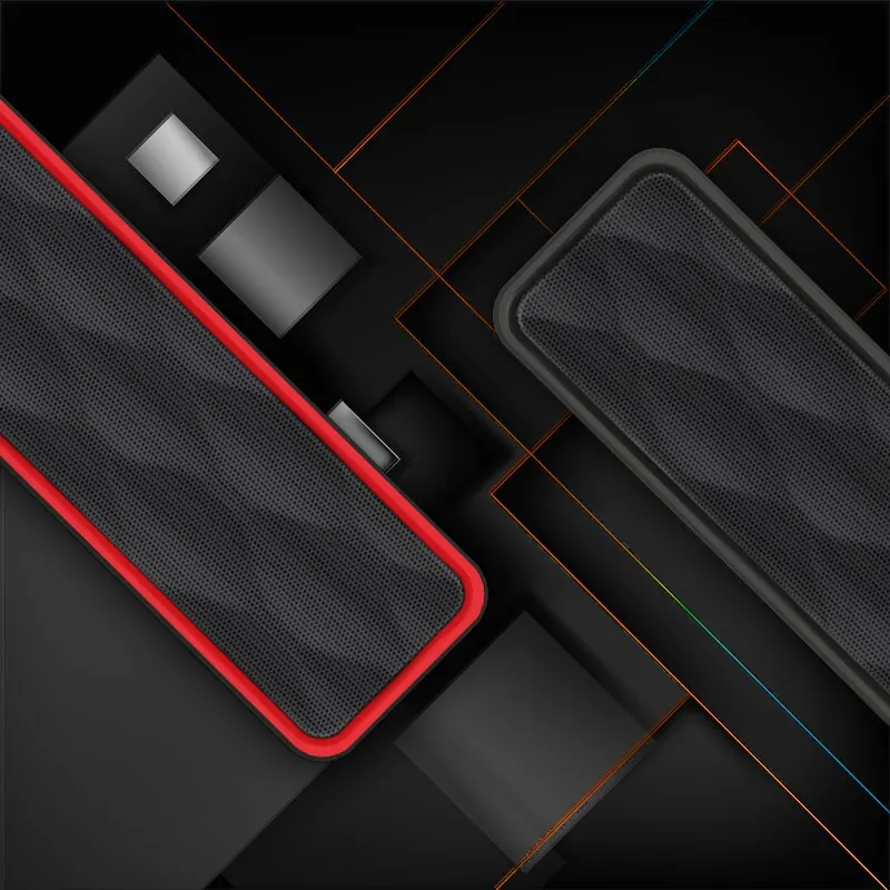 Портативная Bluetooth-колонка беспроводная 3D стерео гарнитура двойная Колонка 3 Вт +