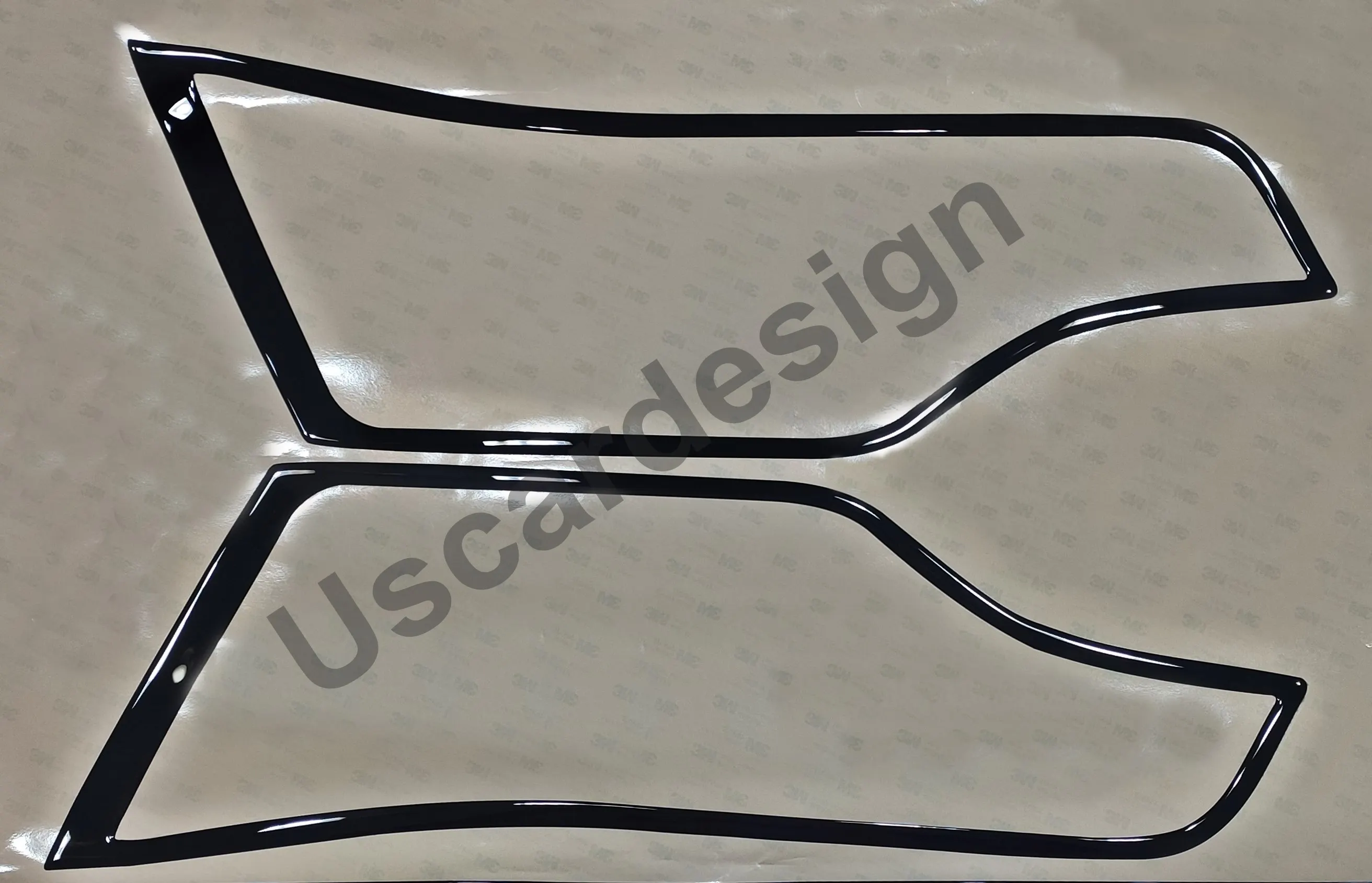 

For 2005 - 2015 Audi Q7 Tail Light Decor Frame Decorative Accessories Set Piano Black