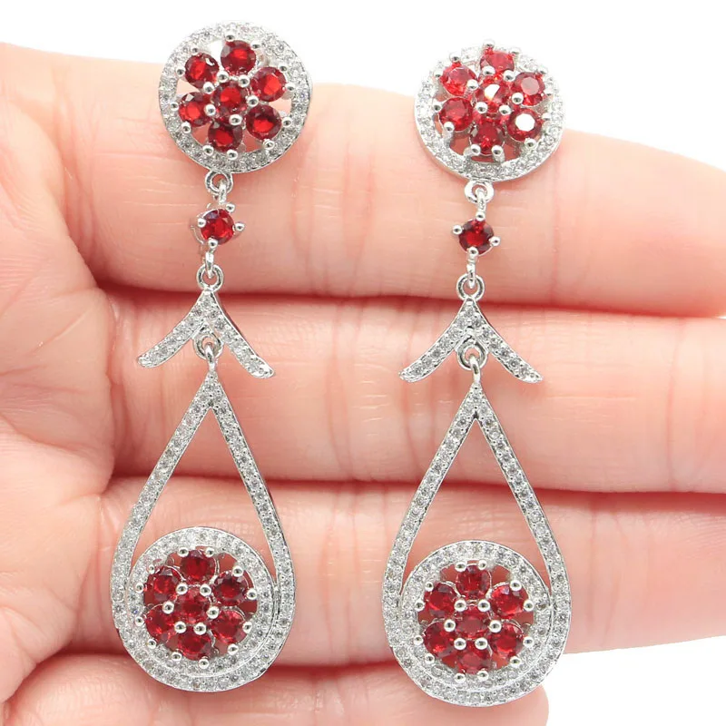 58x16 мм Романтический создан красный кровяной рубиновый подарок для сестры