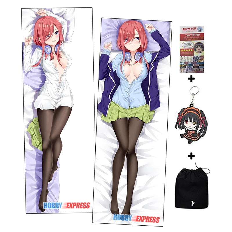 ADP99055 Hobby Express аниме Dakimakura японское обнимающее тело Наволочки Чехол Quintuplets Miku Yotsuba Nino Itsuki Nakano - Цвет: ADP99055
