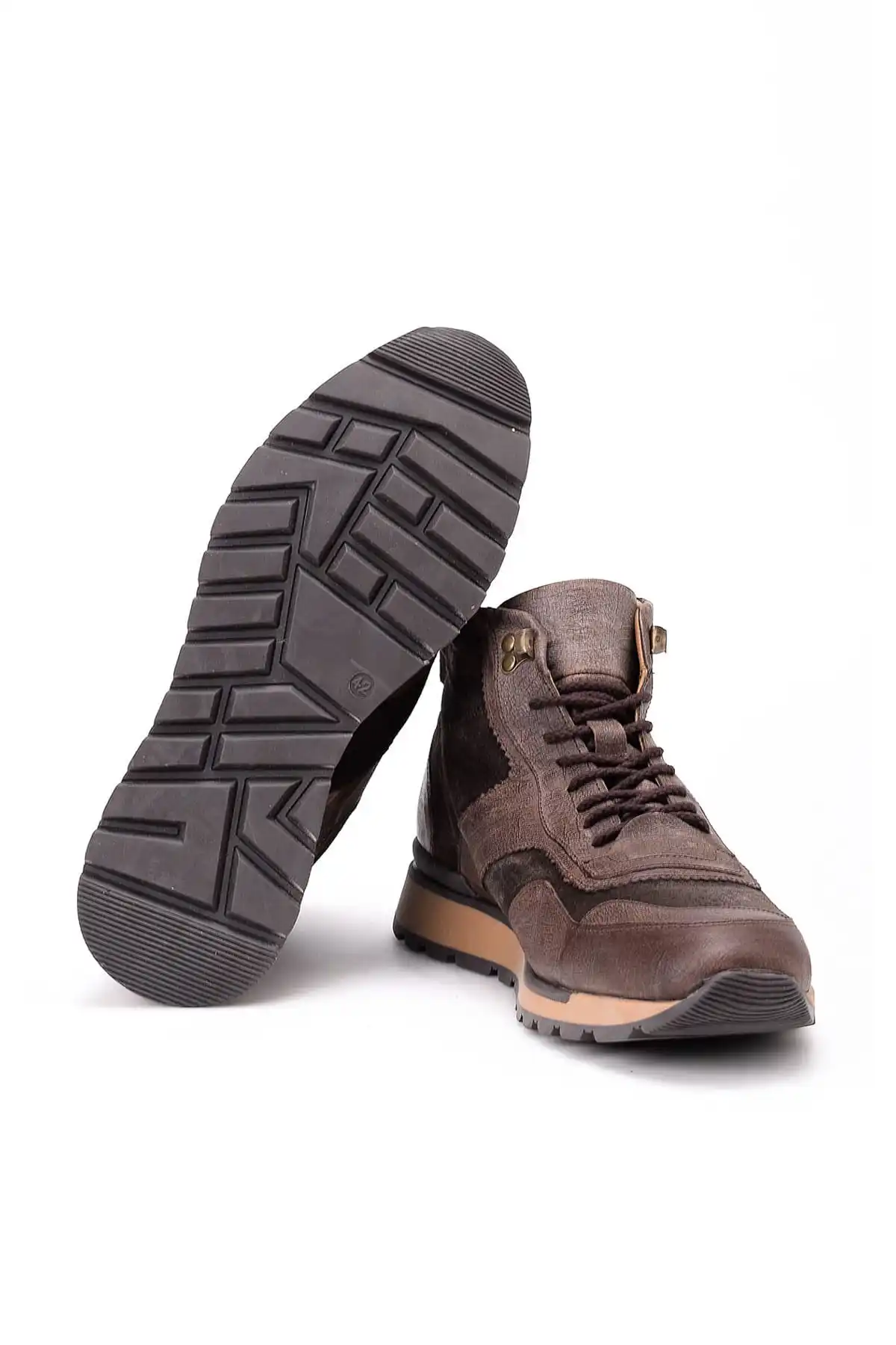 Derimod Genuine Leather Brown Men Boots |