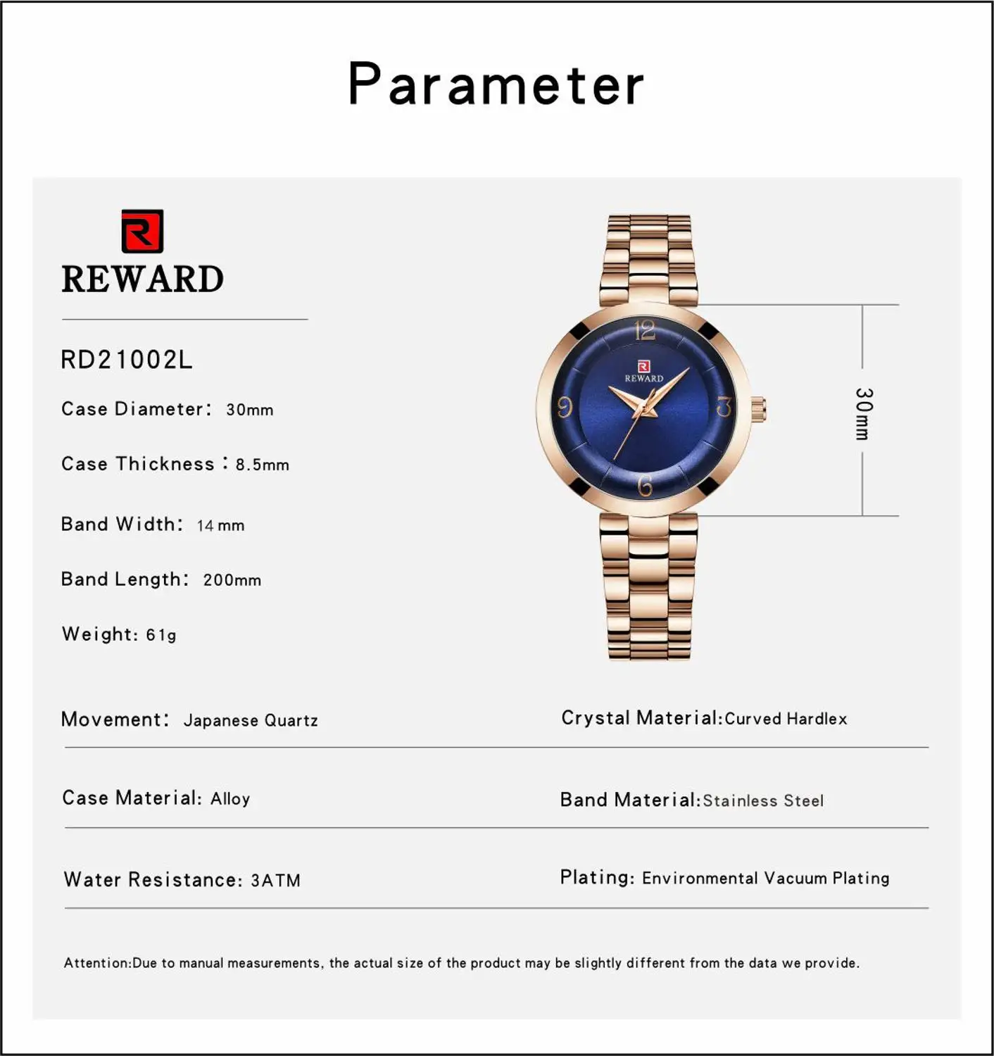 

REWARD Fashion Luxury Brand Ladies Quartz Watch Casual Chic Waterproof Women Watches Reloj Mujer 2020 Female Clock Relogio Femi