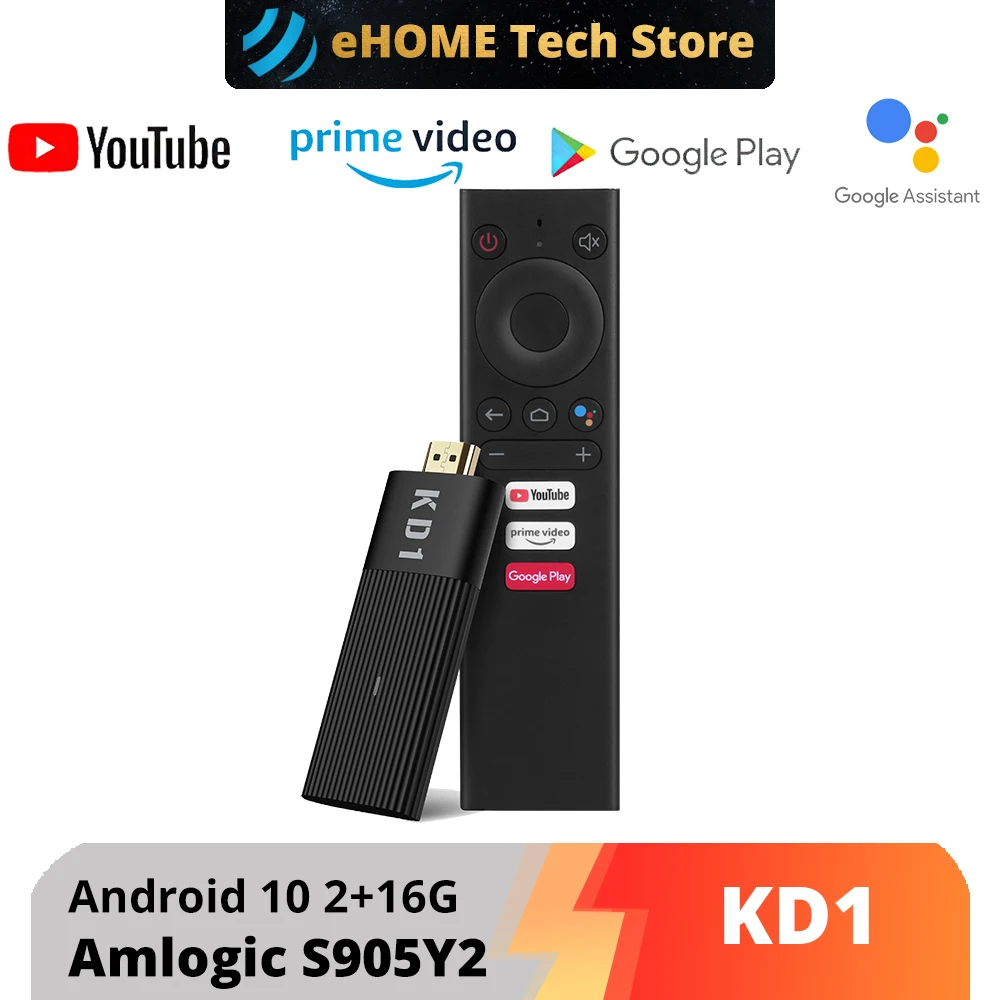 

ТВ-приставка MECOOL KD1 S905Y2, 2 + 16 ГБ, BT4.2, Android 10